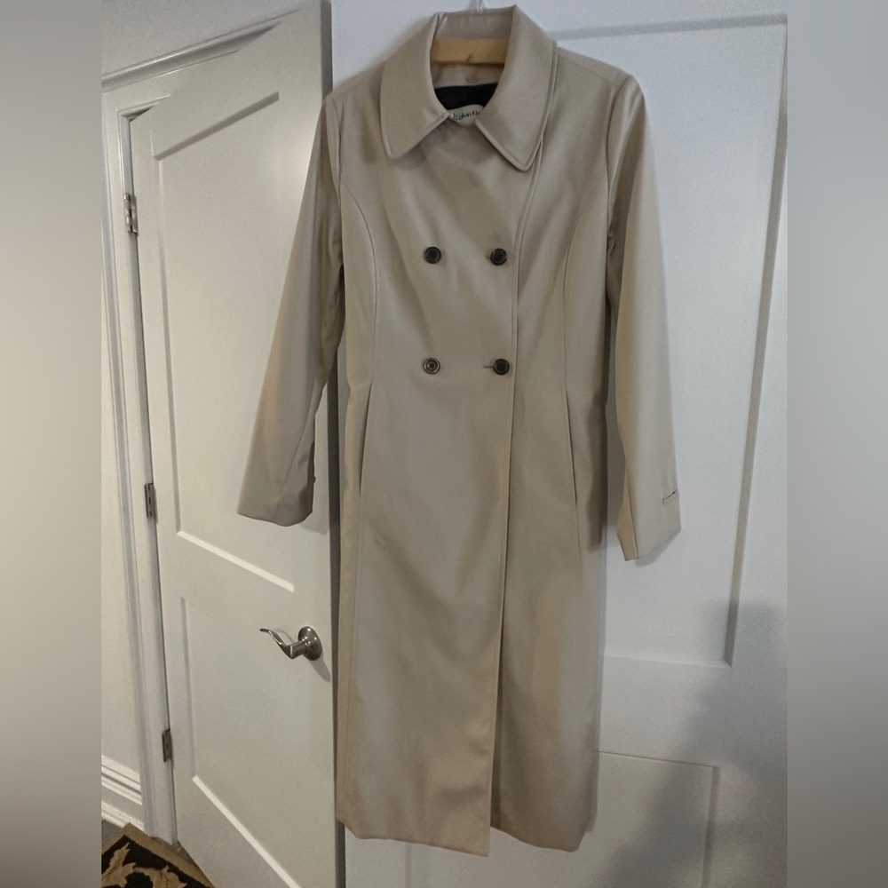 Calvin Klein Like New Trench Coat size 10